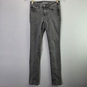 Calvin Klein Jeans Ultimate Skinny Jeans 2x32 Gray Faded Stretch Denim Mid Rise